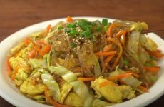 Stir-Fried Glass Noodles with Cabbage