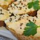 Smoked Cheese and Carrot Toasts