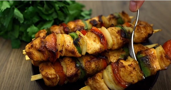 Savory Chicken Skewers