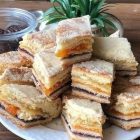 Three-Layer Pie with Apricot, Prune, and Lemon Filling