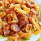 Fiery Pasta Delight with Spicy Sausages