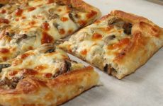 Mushroom and Cheese Puff Pastry Pie