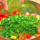 Refreshing Tomato and Avocado Salad