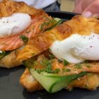 Smoked Salmon and Poached Egg Croissant
